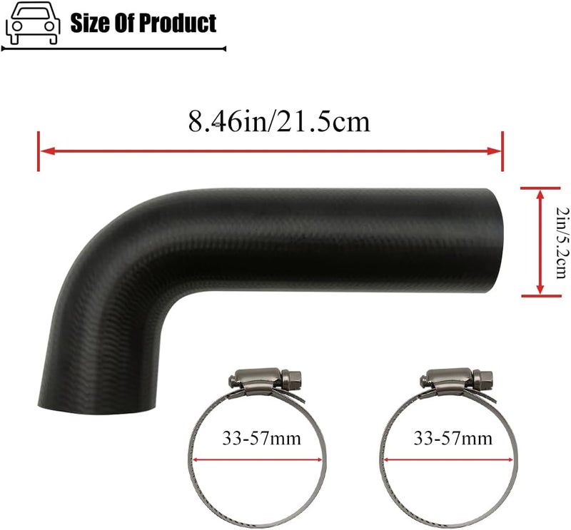 LXROAR01 Fuel Filler Hose Compatible with Chevy C10 C20 C30 Pickup, for GMC C1500 C2500 C3500 1982-1986, for 14040786 - Image 2